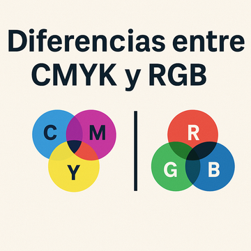 Diferencia entre RGB y CMYK, y por qué los archivos digitales no siempre se imprimen con los mismos tonos