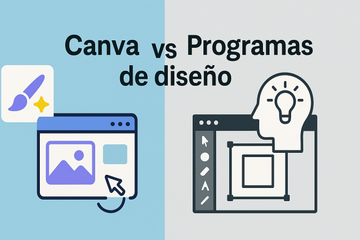 Canva vs Programas de diseño profesional
