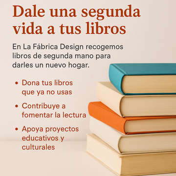 Dale una segunda vida a tus libros con La Fábrica Design