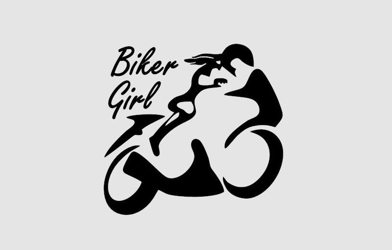 BIKER GIRL - Sticker Paradise LF