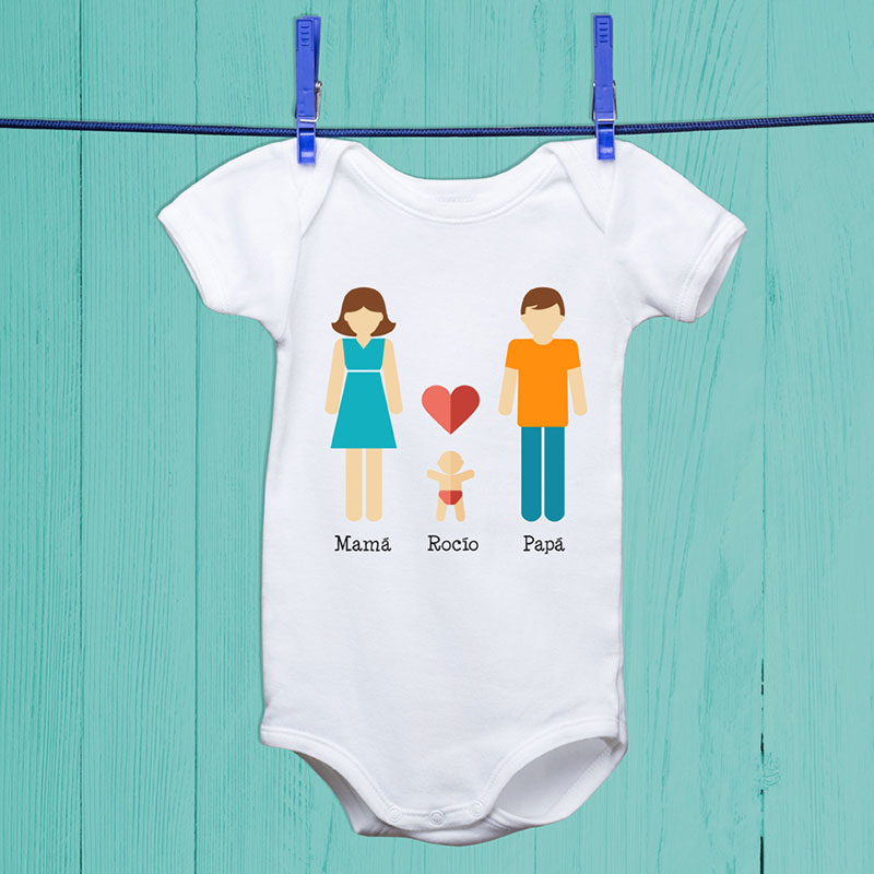 Body BIO infantil familia personalizada