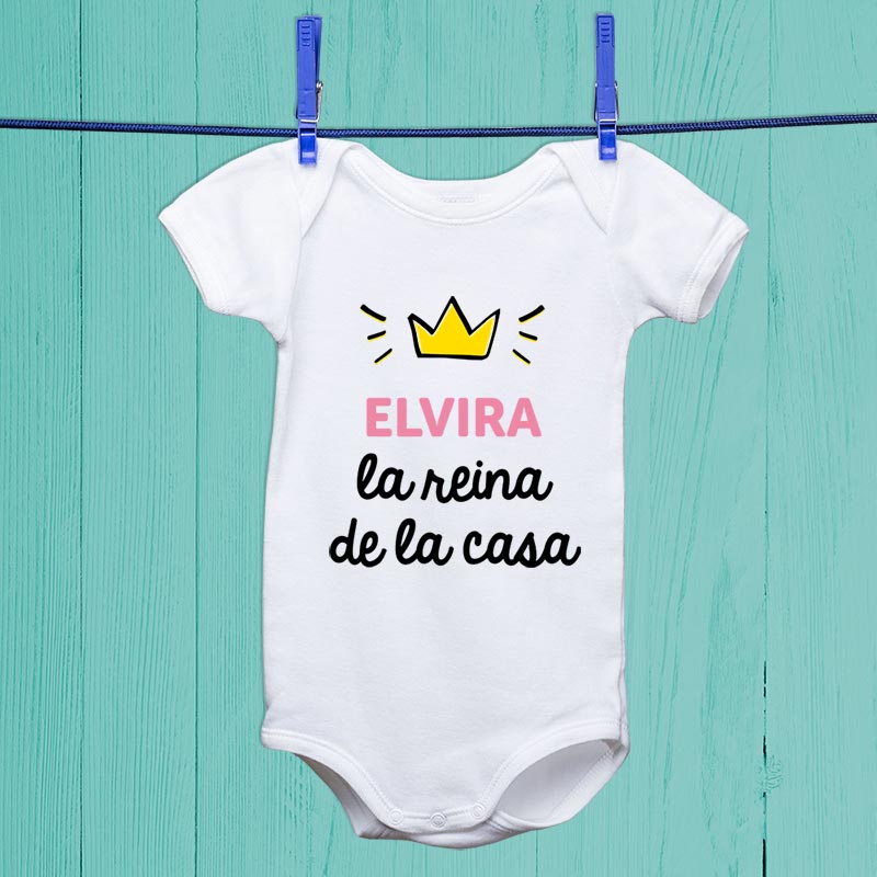 Body o camiseta infantil Rey o reina personalizada