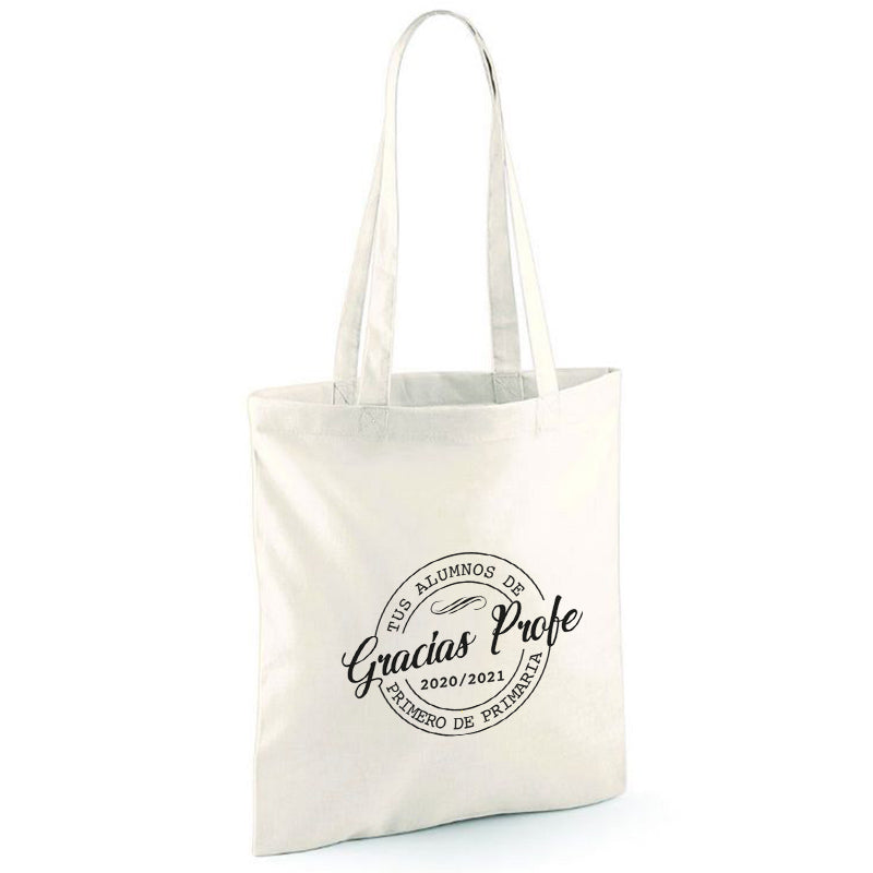 Bolsa tote BIO personalizada 'Gracias profe'