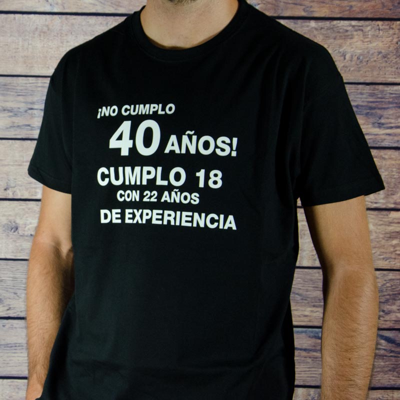 Camiseta cumpleaños divertida personalizada