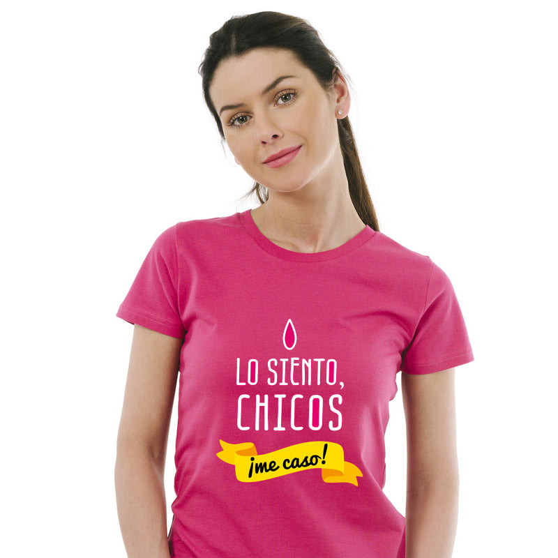 Camiseta despedida de solteras ¡Me caso!