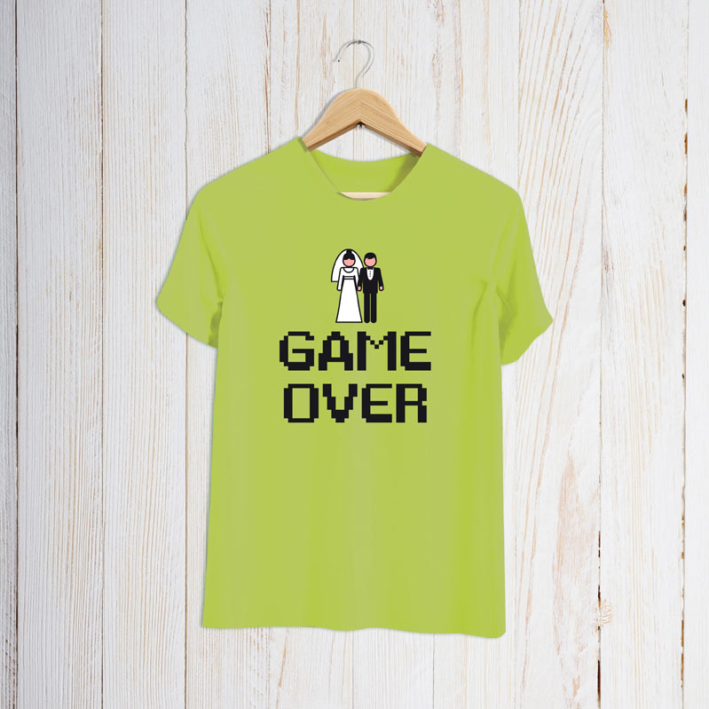 Camiseta despedida de solteros Game over