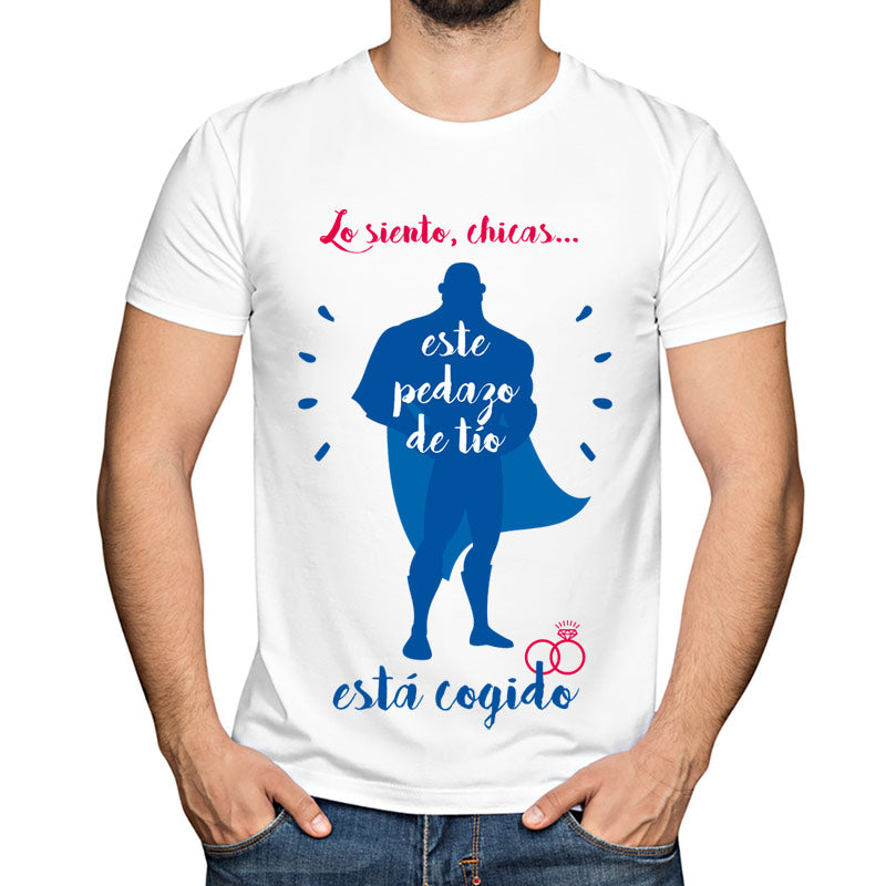 Camiseta despedida de solteros Lo siento, chicas..