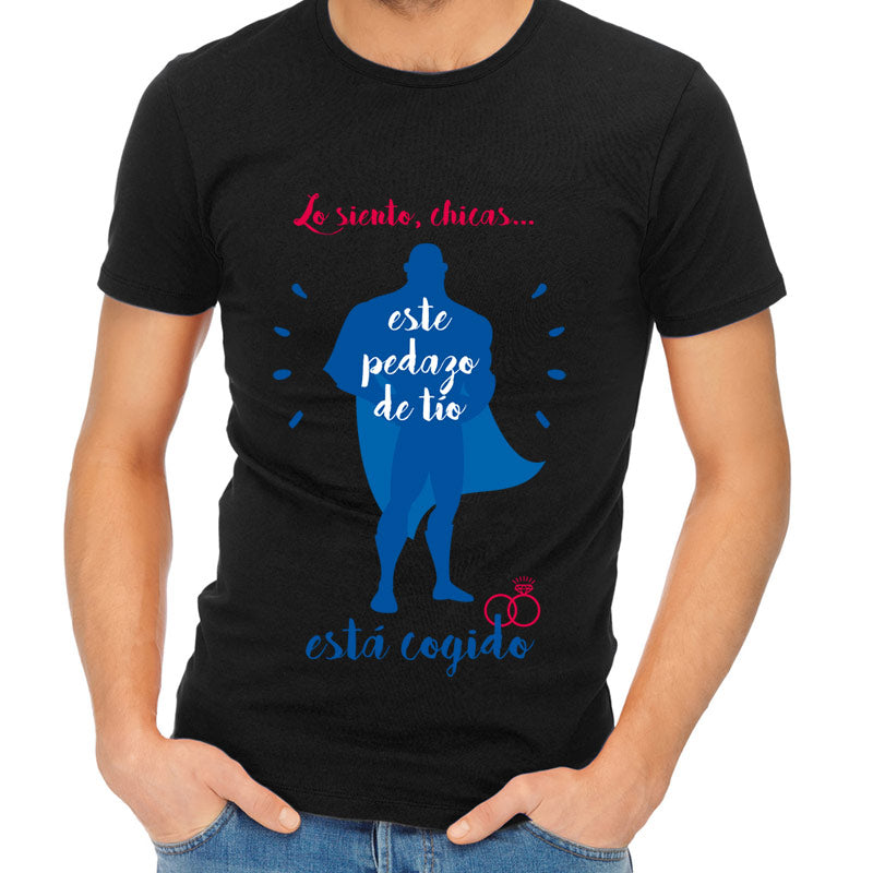 Camiseta despedida de solteros Lo siento, chicas..