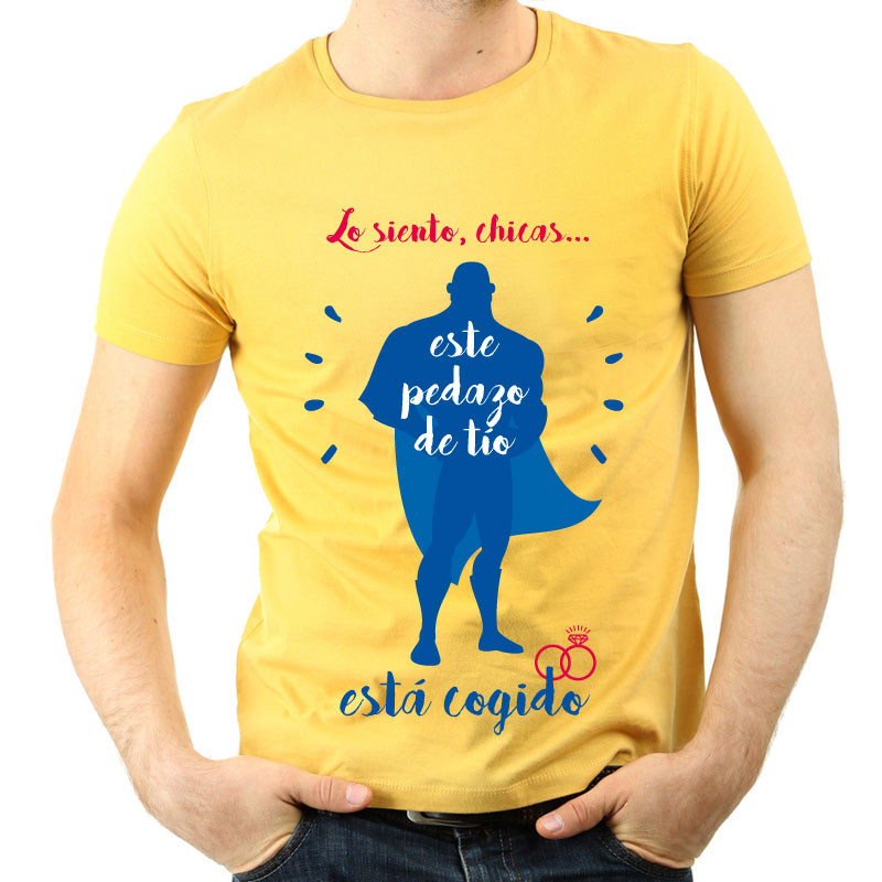 Camiseta despedida de solteros Lo siento, chicas..