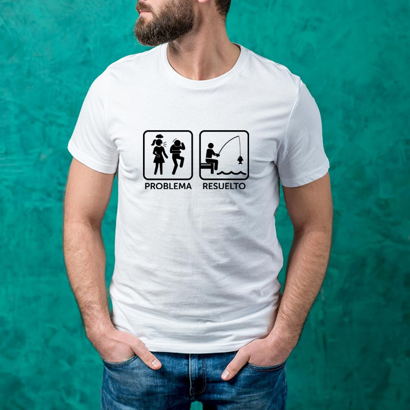 Camiseta divertida 'Problema Resuelto'