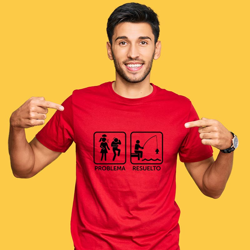 Camiseta divertida 'Problema Resuelto'