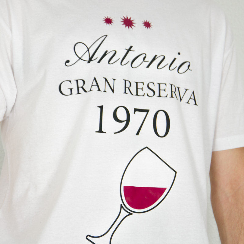 Camiseta BIO gran reserva personalizada