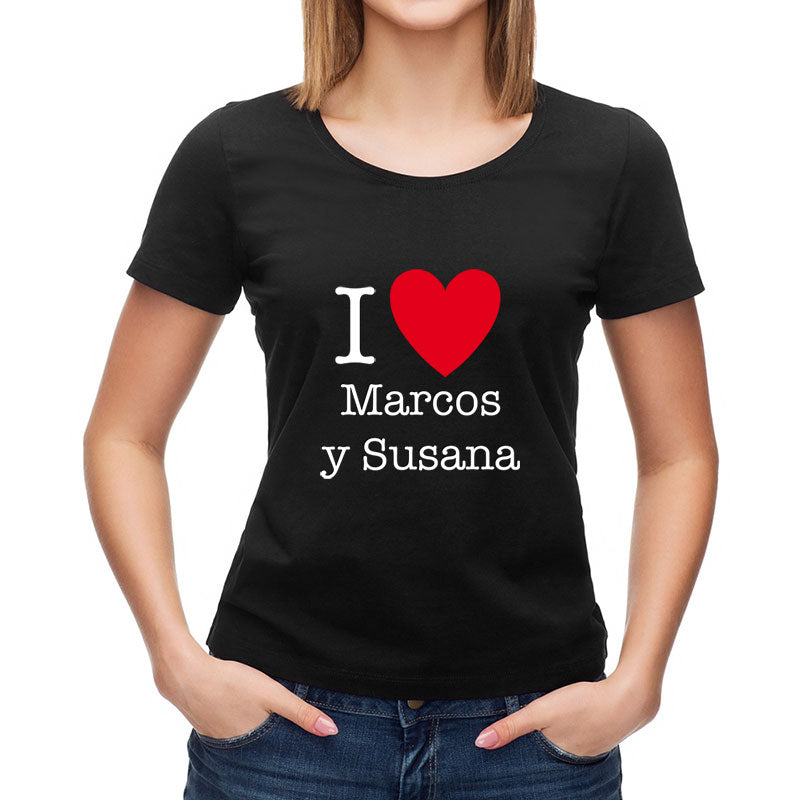 Camiseta LOVE personalizada