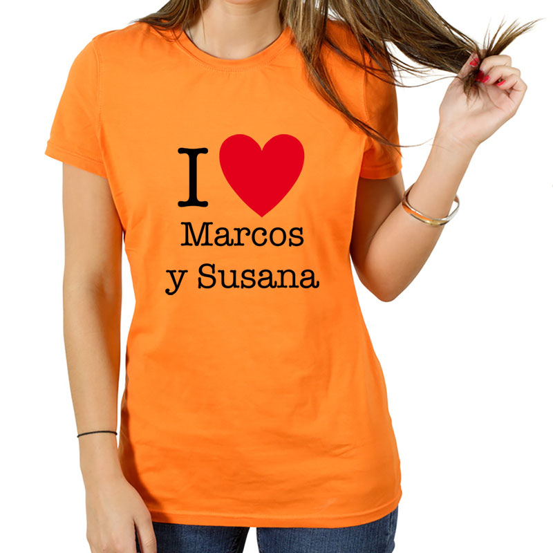 Camiseta LOVE personalizada