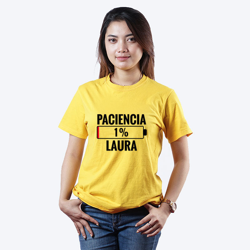 Camiseta para mujer 'Pila de paciencia'