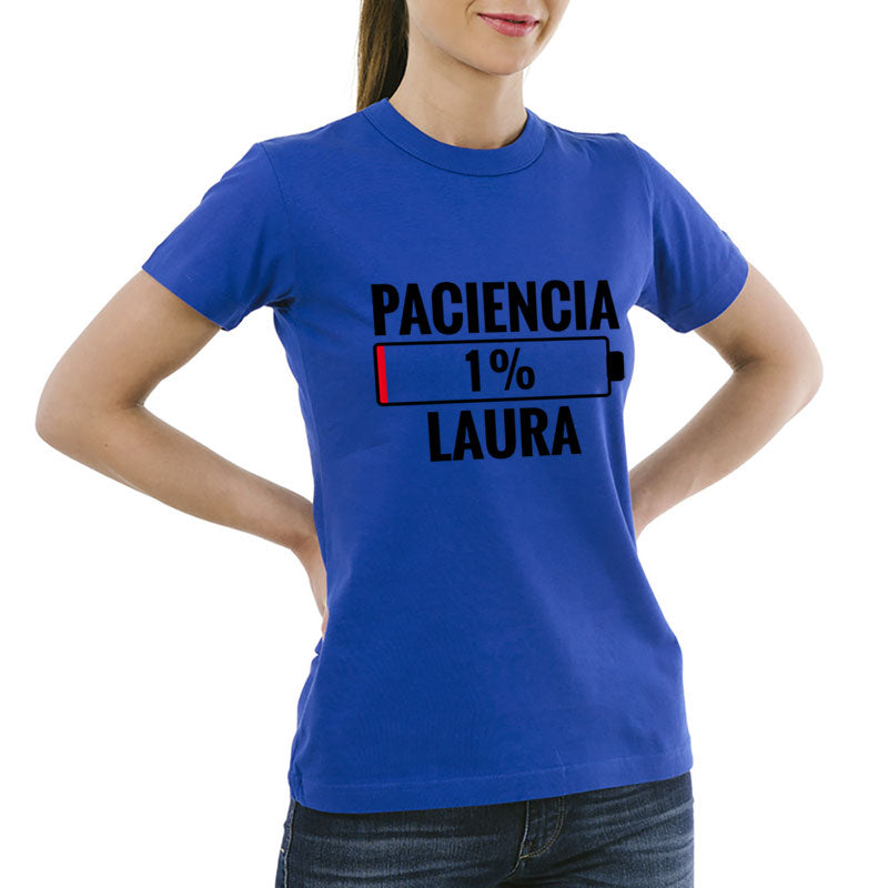 Camiseta para mujer 'Pila de paciencia'