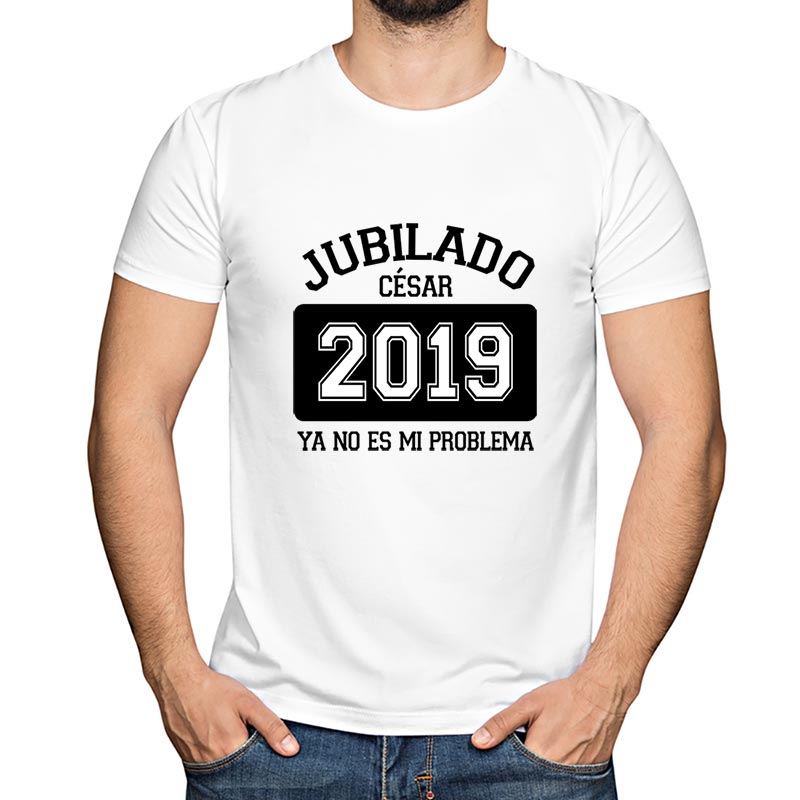 Camiseta personalizada jubilación