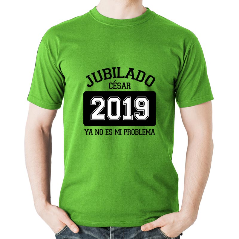 Camiseta personalizada jubilación