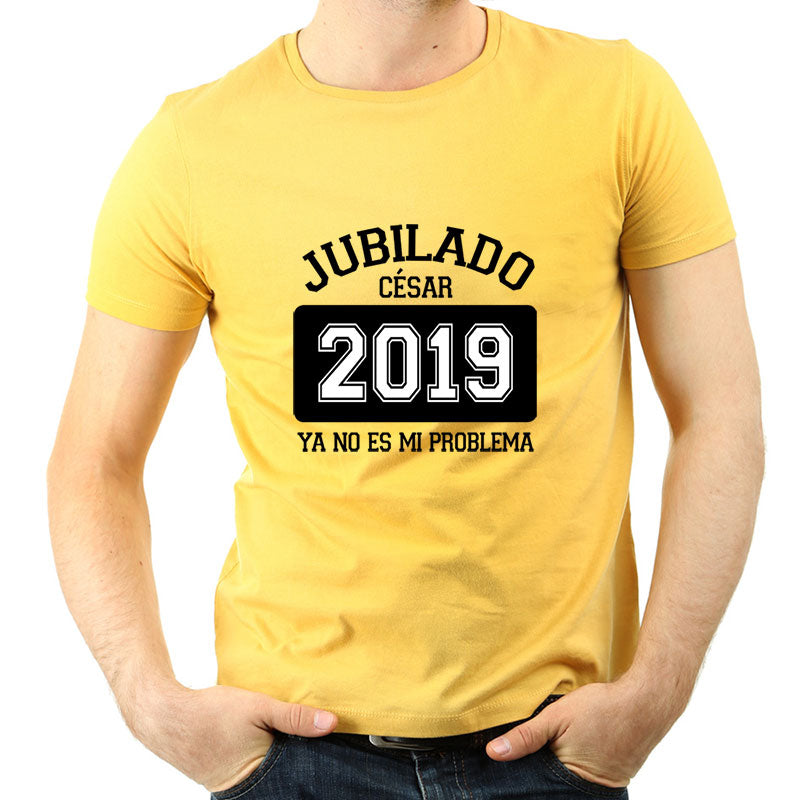 Camiseta personalizada jubilación