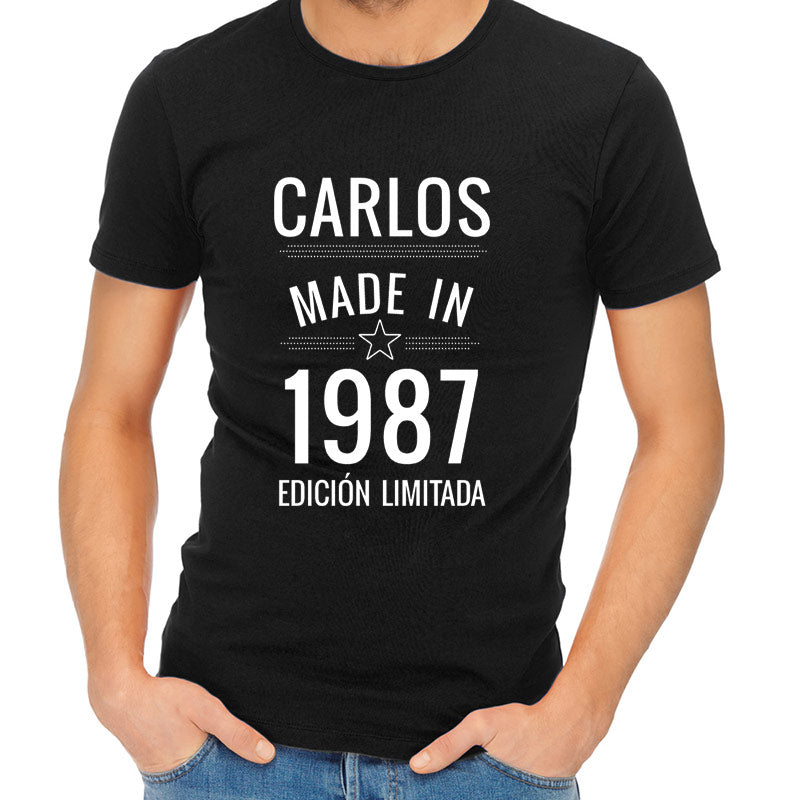 Camiseta personalizada 'Made in'