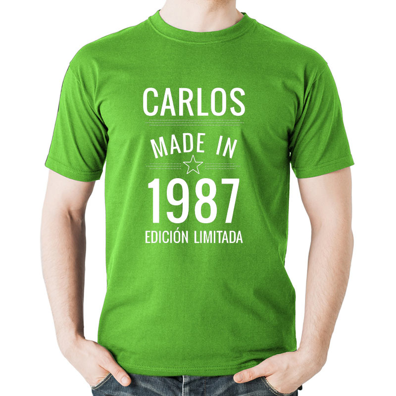 Camiseta personalizada 'Made in'