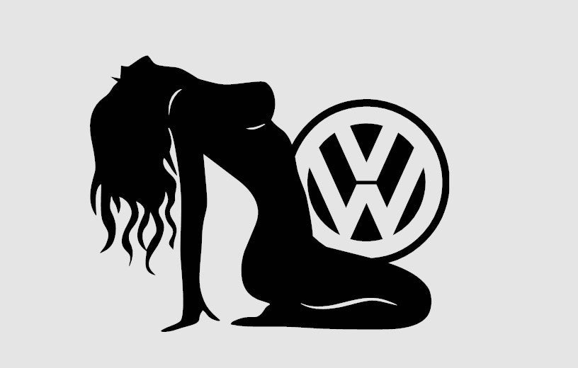 Chica VW - Sticker Paradise LF