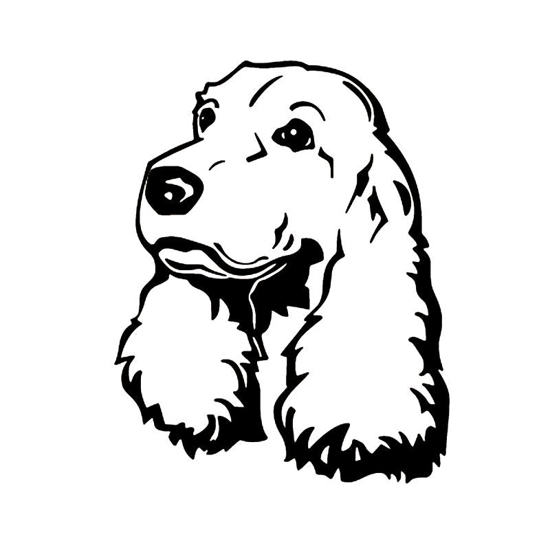 Cocker Spaniel Aufkleber – Hunde Sticker aus Vinyl, Sticker Paradise