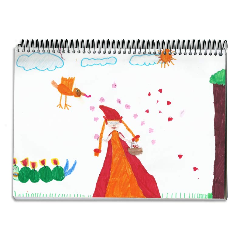 Cuaderno personalizado con el dibujo de tu hijo