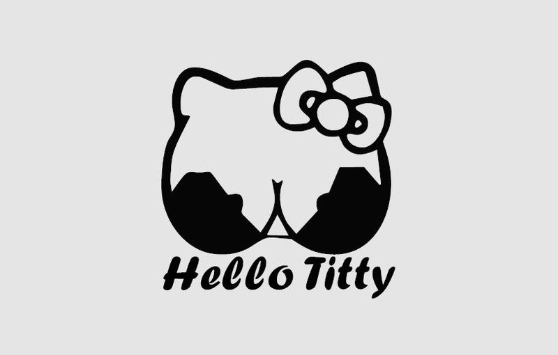 HELLO TITTY - Sticker Paradise LF