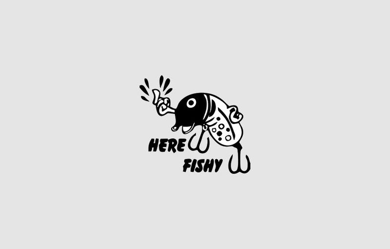 HERE FISHY - Sticker Paradise LF