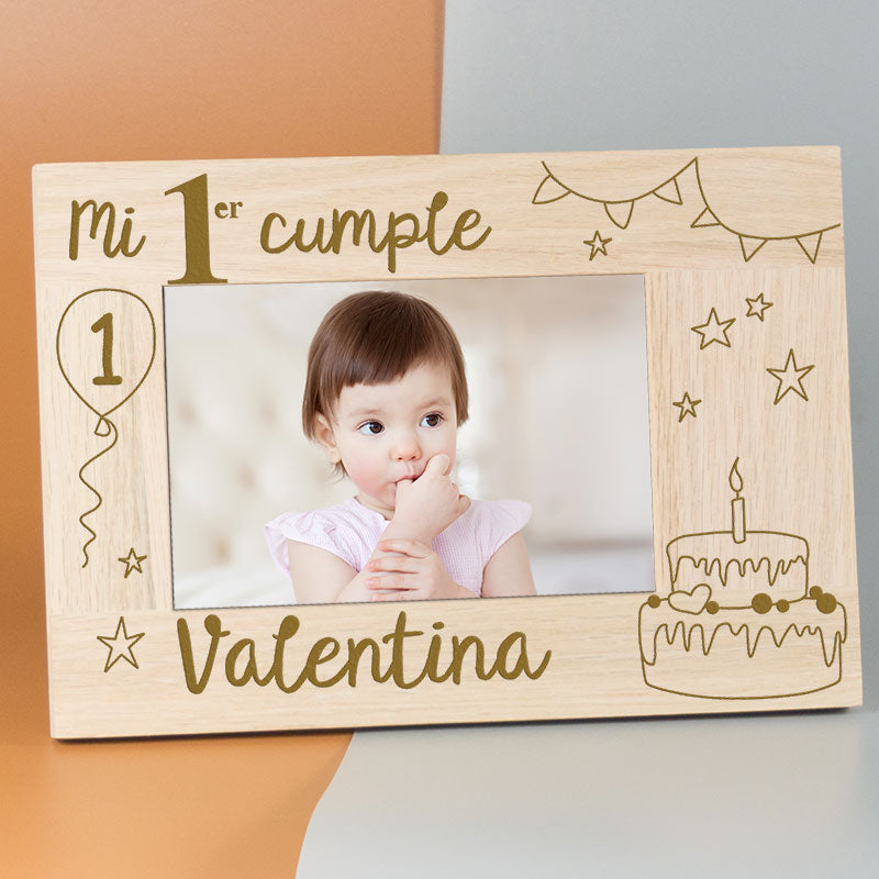 Marco de fotos infantil personalizado para cumple