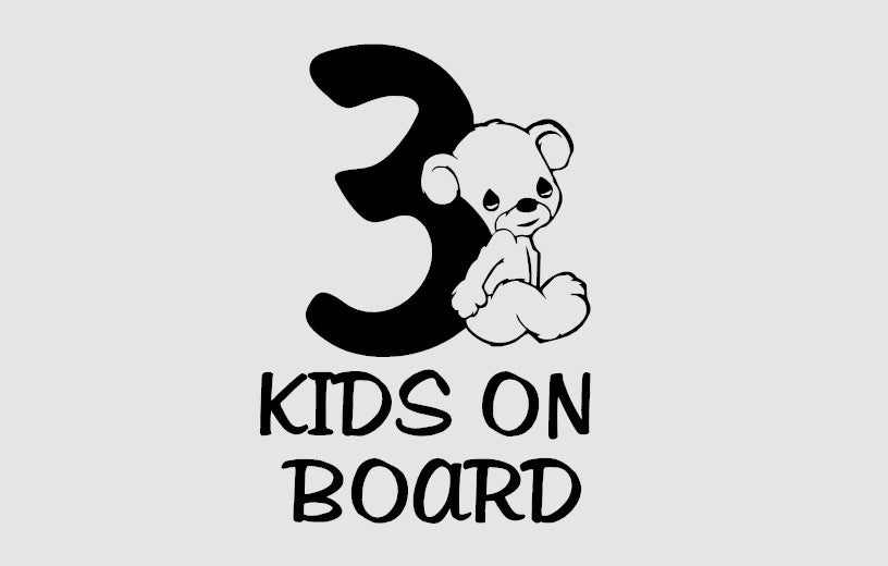 NIÑOS A BORDO - Sticker Paradise LF