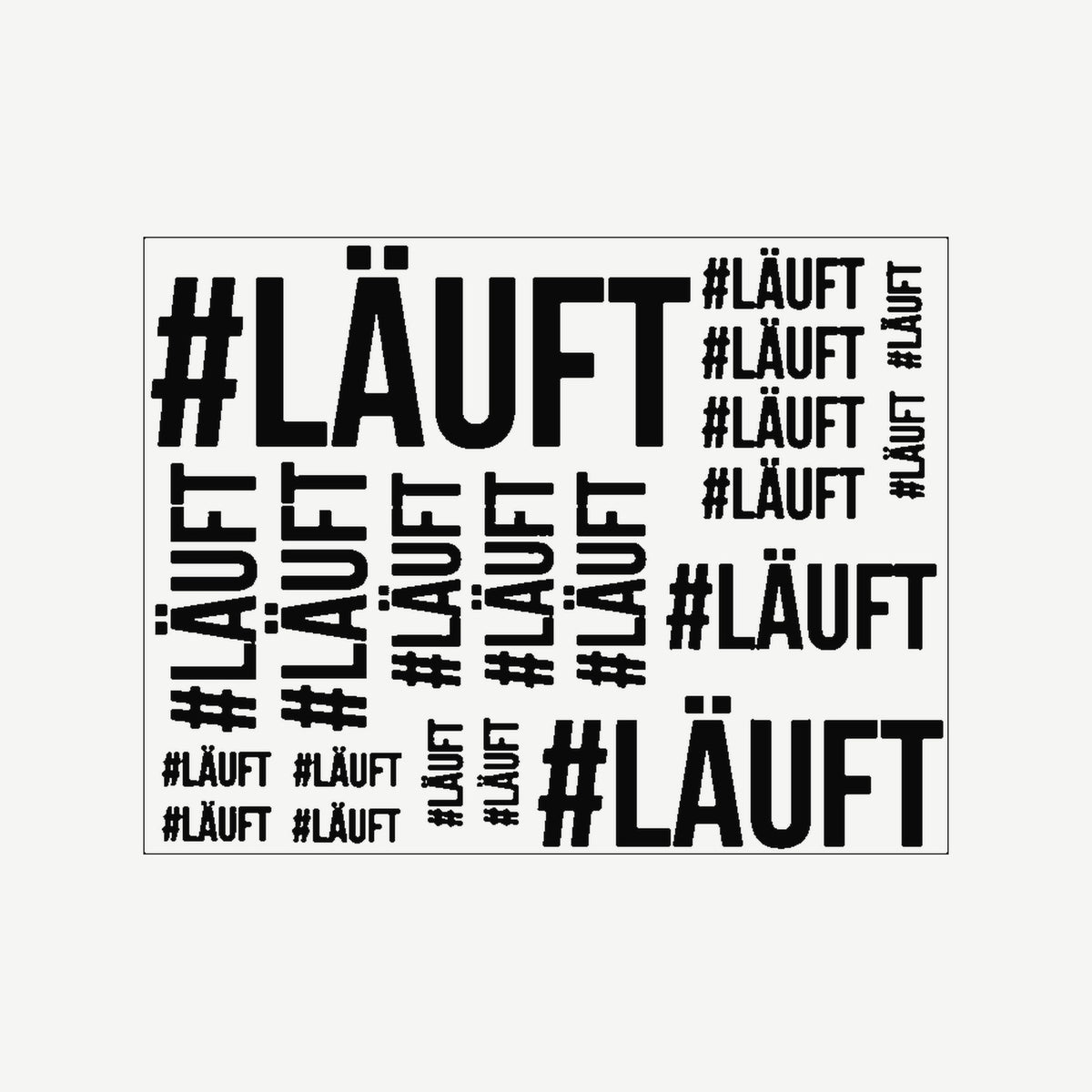 Pegatina #Läuft