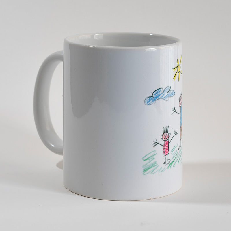 Taza Personalizada con el Dibujo de tu Hijo