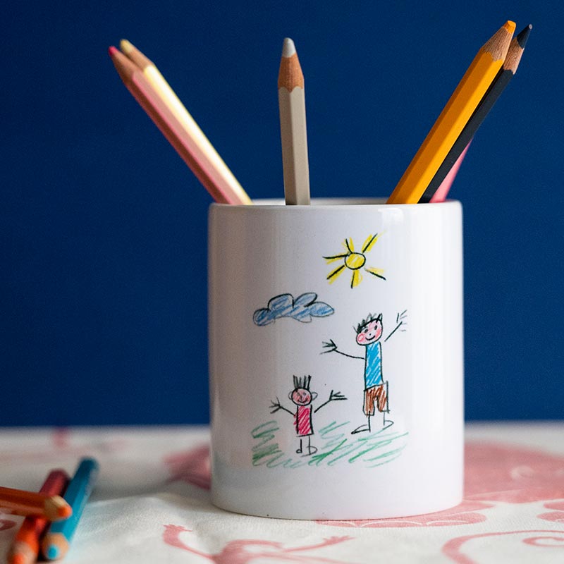 Taza Personalizada con el Dibujo de tu Hijo