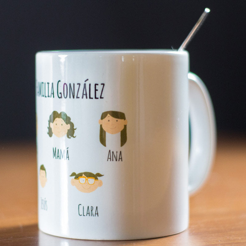 Taza familia personalizado