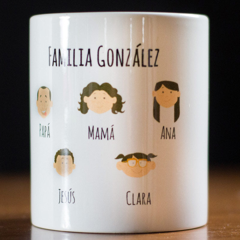 Taza familia personalizado