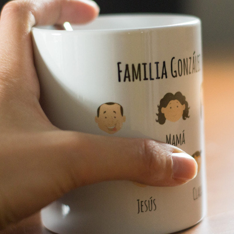 Taza familia personalizado