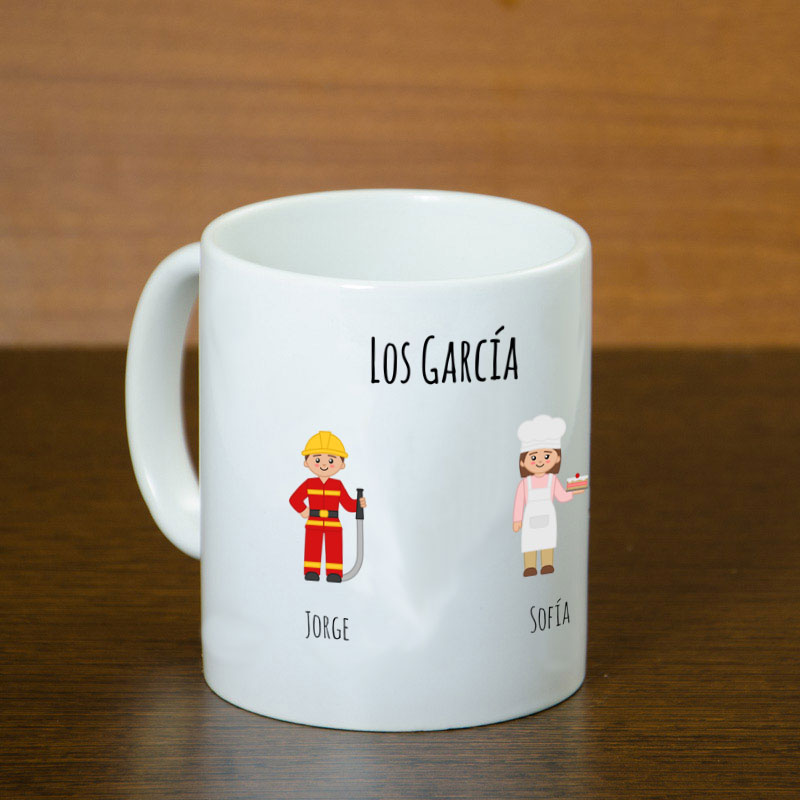 Taza familias personalizado