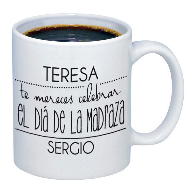 Taza personalizada para el día de la madre