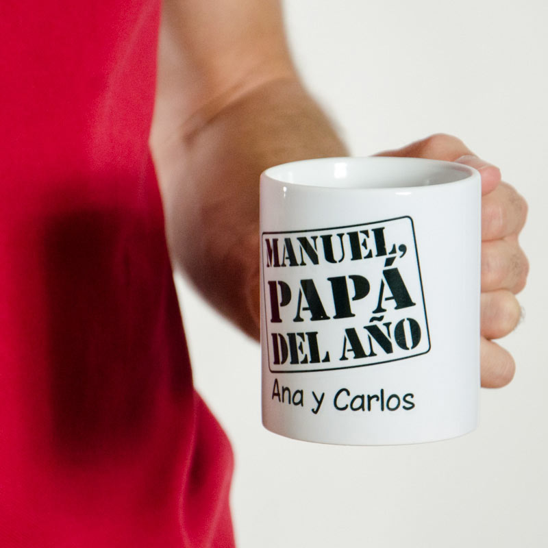 Taza personalizada para el padre del año