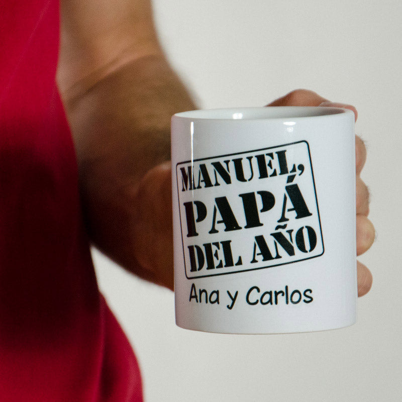 Taza personalizada para el padre del año