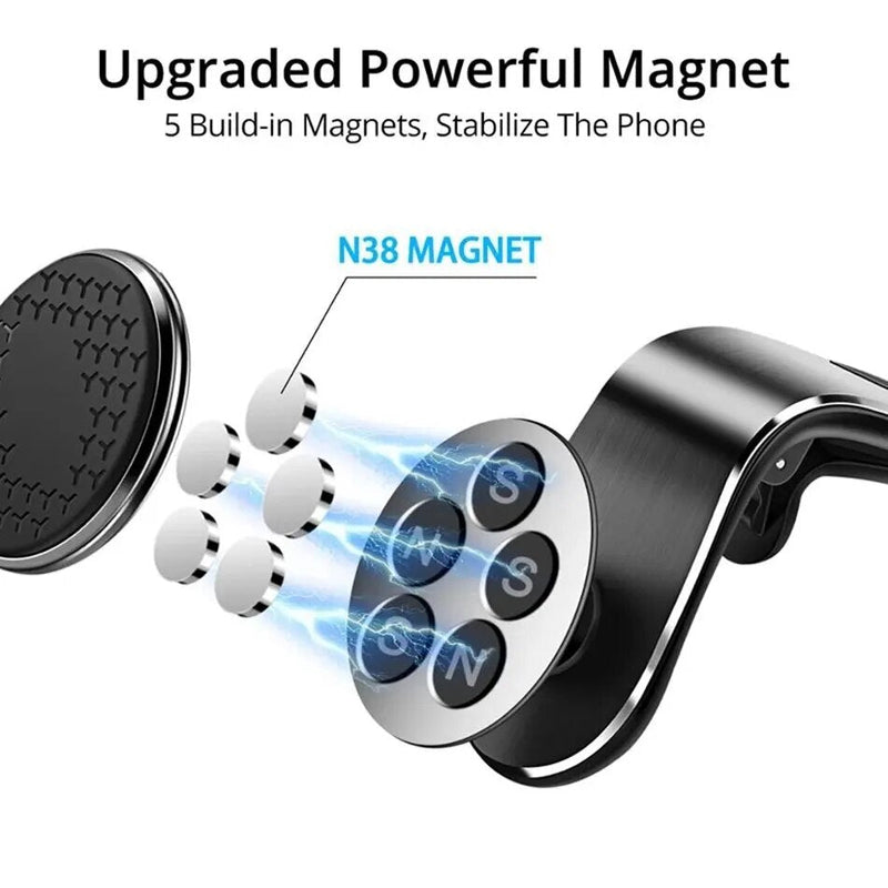 Soporte Magnético para Teléfono en el Coche para Rejilla de Air