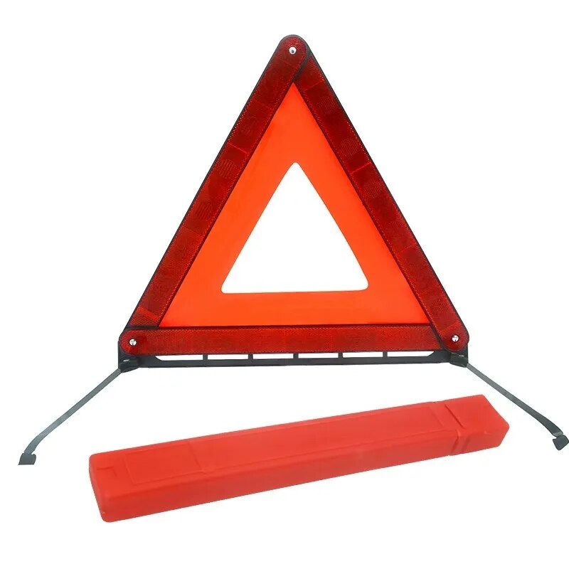 Triángulo de Emergencia para Coche con Reflectante Rojo de Seguridad Vial - RCProdukt